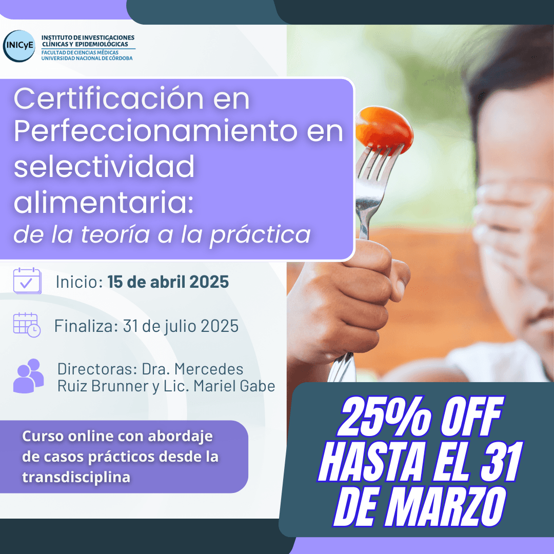 Curso: Perfeccionamiento en selectividad alimentaria: de la teoría a la práctica
