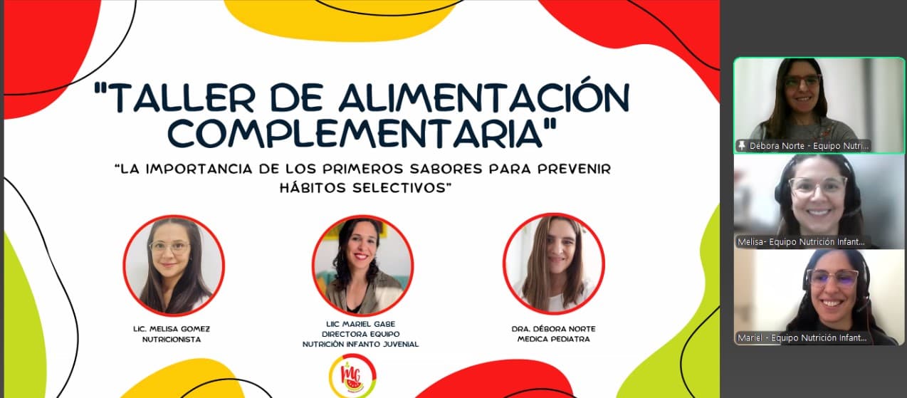 La importancia de los primeros sabores para prevenir hábitos selectivos.